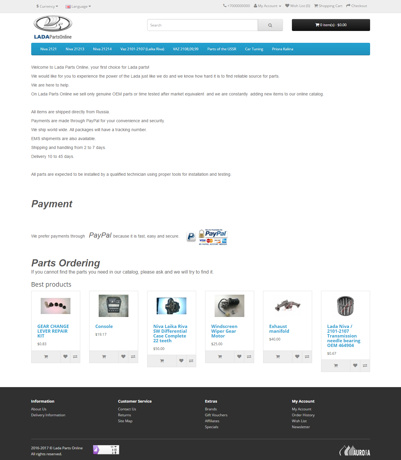 Компания "Lada Parts Online"