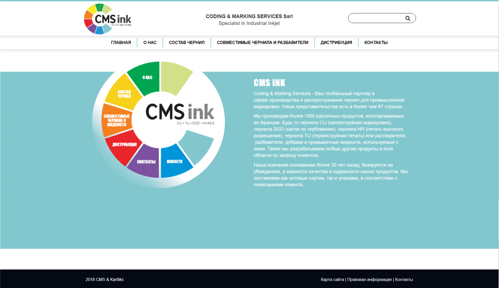 Дистрибьютор компании "CMS inc."